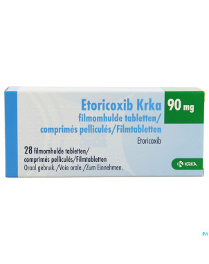 Etoricoxib krka  90mg comp pell 28 x  90mg