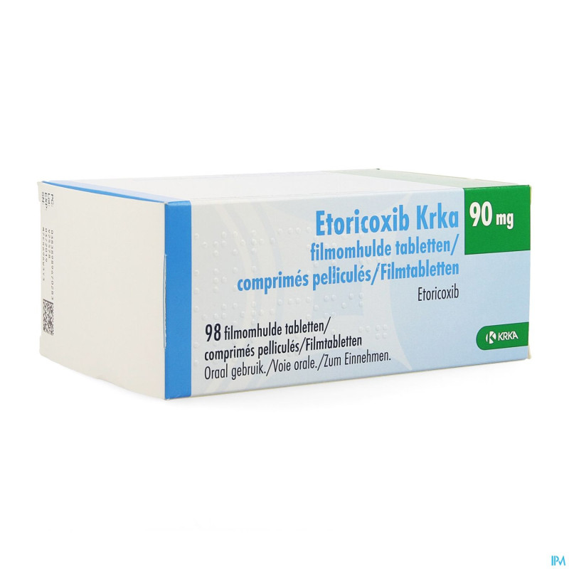 Etoricoxib krka  90mg comp pell 98 x  90mg