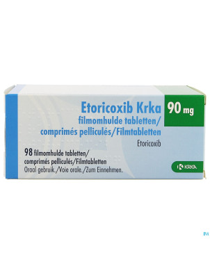 Etoricoxib krka  90mg comp pell 98 x  90mg