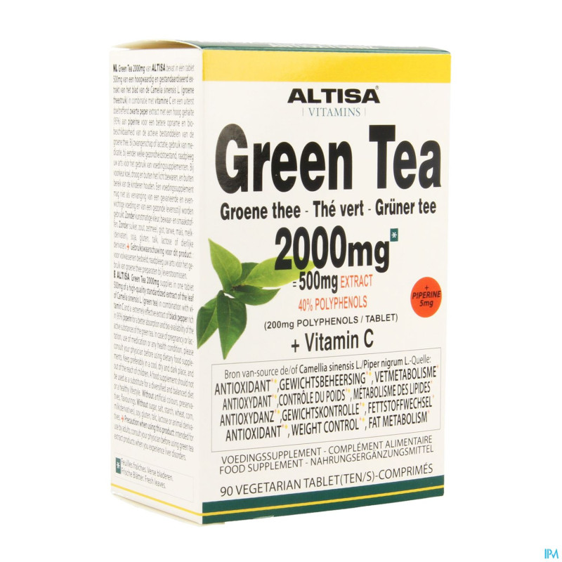 Altisa the vert 2000mg (500mg extrait)    comp  90
