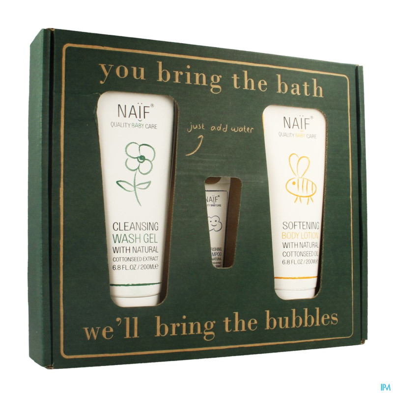 Naif bubbles set cadeau