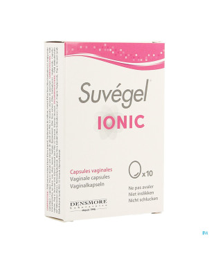 Suvegel ionic caps vaginales 10
