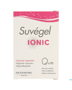Suvegel ionic caps vaginales 10