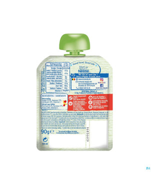 Naturnes pomme banane fraise    90g