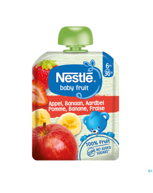 Naturnes pomme banane fraise    90g