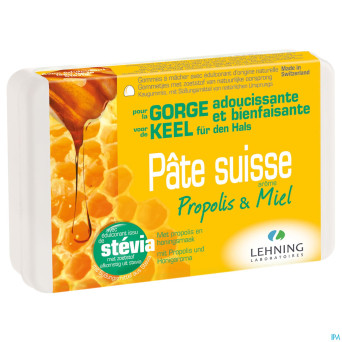 Pate suisse gorge propolis miel    50g
