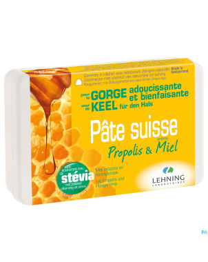 Pate suisse gorge propolis miel    50g