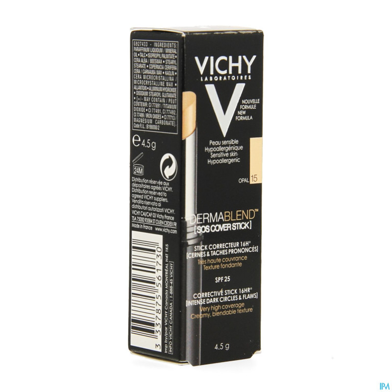 Vichy fdt dermablend sos cover stick 15 14h   4,5g