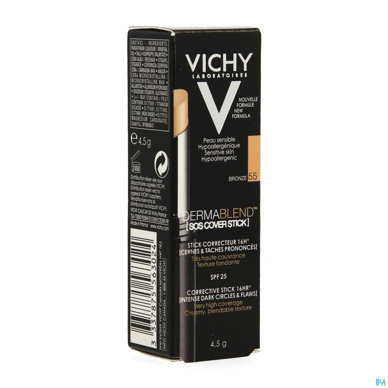 Vichy fdt dermablend sos cover stick 55 14h   4,5g