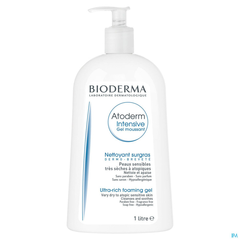 Bioderma atoderm intensive gel moussant nf    1l