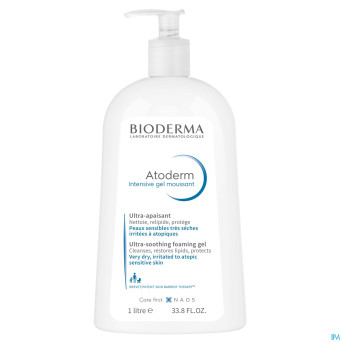 Bioderma atoderm intensive gel moussant nf    1l