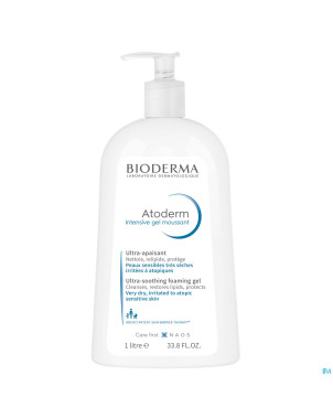 Bioderma atoderm intensive gel moussant nf    1l