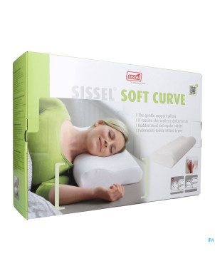 Sissel soft curve compact oreiller+taie velours