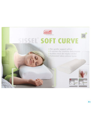 Sissel soft curve compact oreiller+taie velours