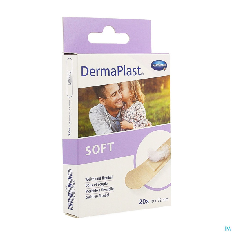Dermaplast soft 19x72mm 20