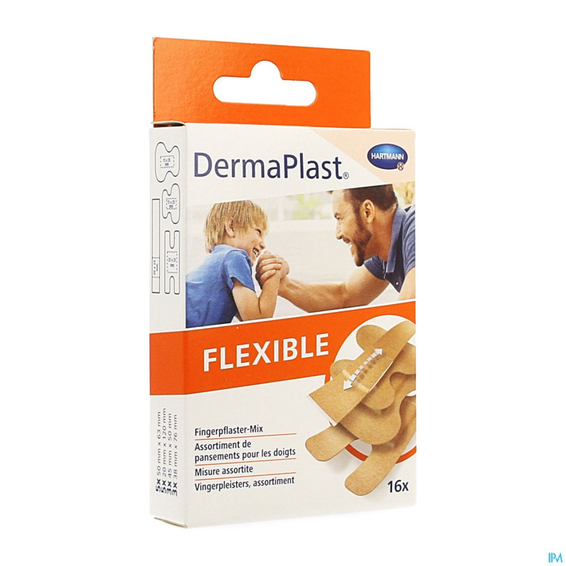 Dermaplast flexible doigts 4t 16