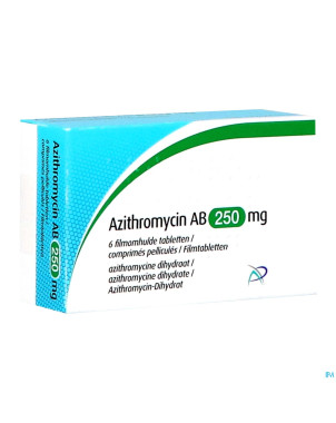 Azithromycin ab 250mg comp pell  6 x 250mg