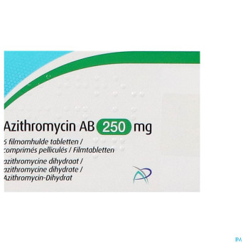 Azithromycin ab 250mg comp pell  6 x 250mg