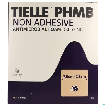 Tielle phmb pans hydropolymere    7,5x 7,5cm 10