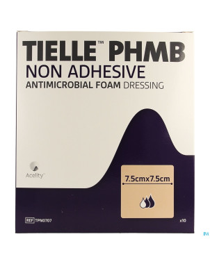 Tielle phmb pans hydropolymere    7,5x 7,5cm 10