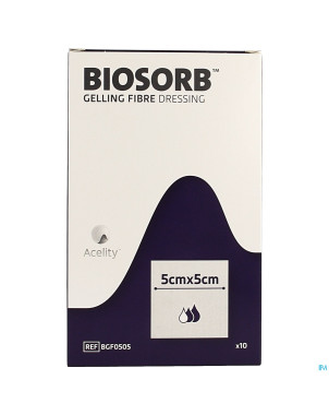 Biosorb pans fibre gelifiante  5 x  5cm 10