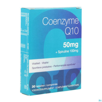 Coenzyme q10 50mg + spiruline comp 30 7057 revogan