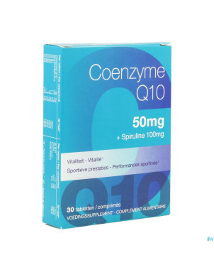 Coenzyme q10 50mg + spiruline comp 30 7057 revogan