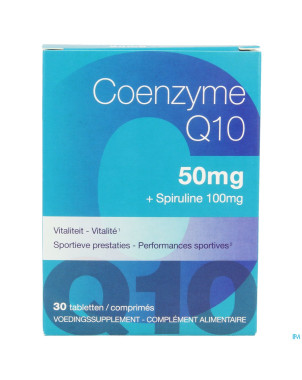 Coenzyme q10 50mg + spiruline comp 30 7057 revogan