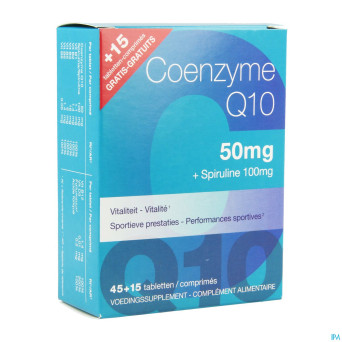 Coenzyme q10 50mg+spir.comp45+15 grat.7058 revogan