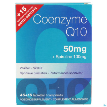 Coenzyme q10 50mg+spir.comp45+15 grat.7058 revogan