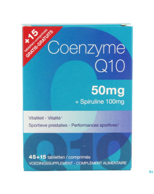 Coenzyme q10 50mg+spir.comp45+15 grat.7058 revogan