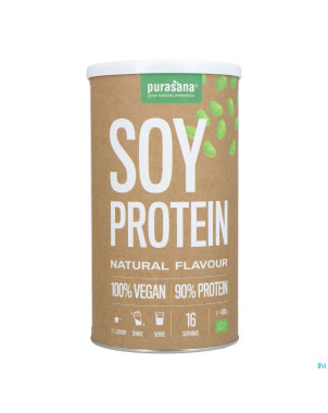 Purasana vegan soja proteine 90% naturel bio  400g