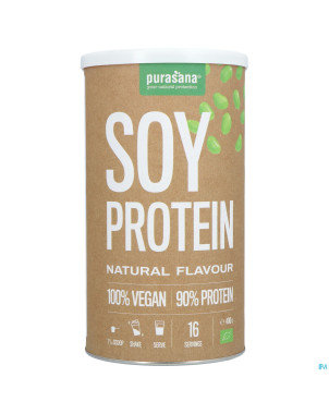 Purasana vegan soja proteine 90% naturel bio  400g