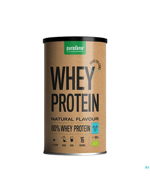 Purasana whey proteine pdr 80% nature bio    400g
