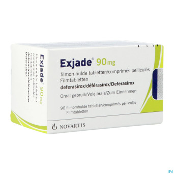 Exjade  90 mg comp pell 90 x  90 mg
