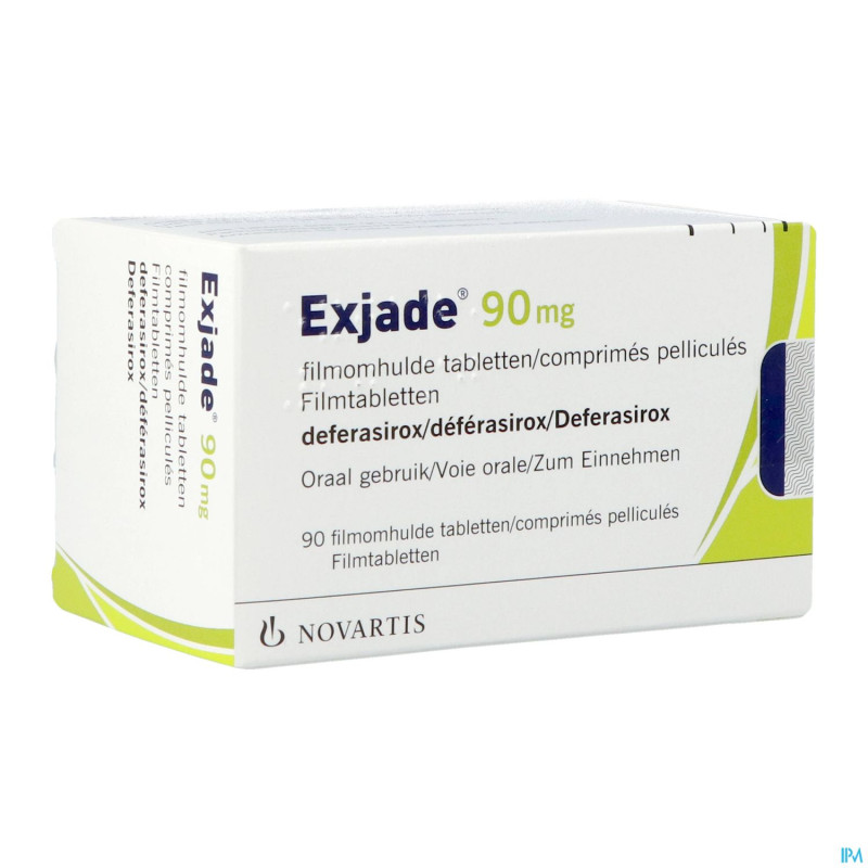 Exjade  90 mg comp pell 90 x  90 mg