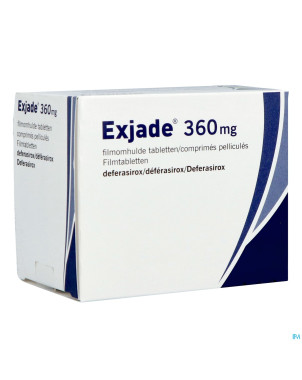 Exjade 360 mg comp pell 90 x 360 mg