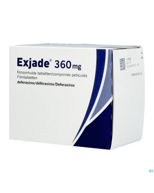 Exjade 360 mg comp pell 90 x 360 mg
