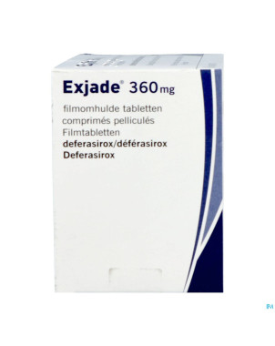 Exjade 360 mg comp pell 90 x 360 mg