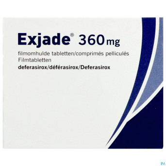 Exjade 360 mg comp pell 90 x 360 mg