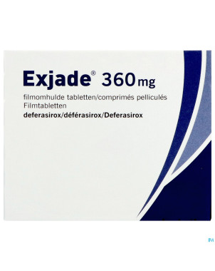 Exjade 360 mg comp pell 90 x 360 mg
