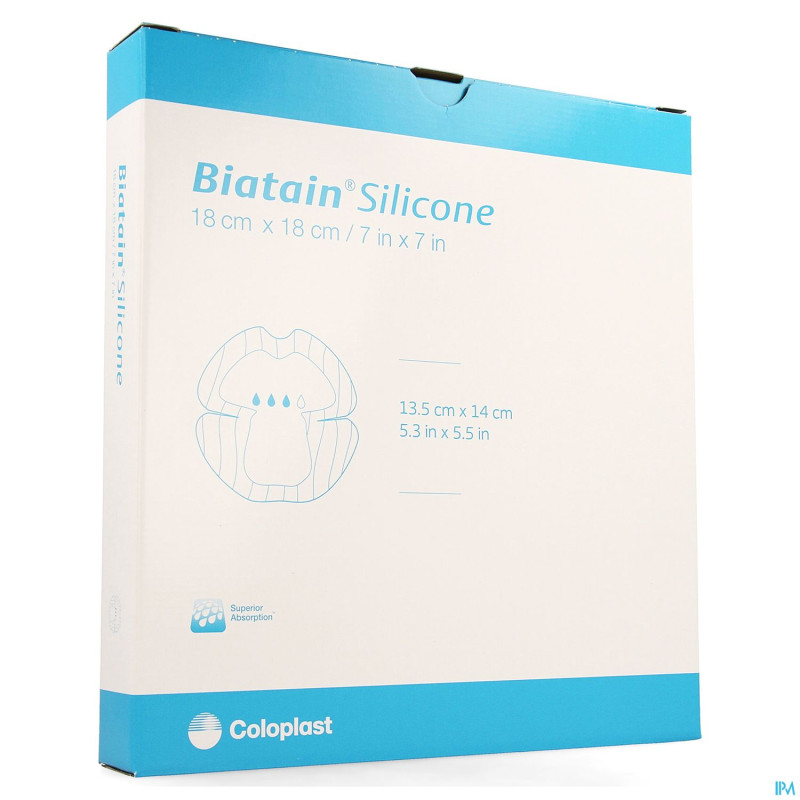 Biatain silicone adhesive ster 18,0x18,0cm 5 33406