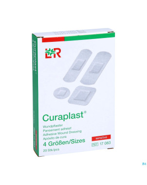 Curaplast pans adhesif 4 tailles    20 17083