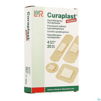 Curaplast pans adhesif 4 tailles    20 17083