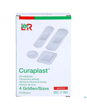 Curaplast pans adhesif 4 tailles    20 17083