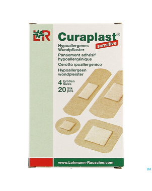 Curaplast pans adhesif 4 tailles    20 17083