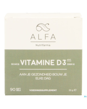 Alfa vitamine d3 2000iu softgels 90