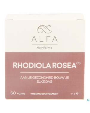 Alfa rhodiola rosea 500mg v-caps 60