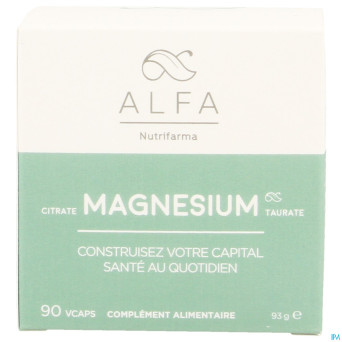 Alfa magnesium    v-caps  90