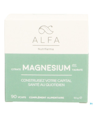 Alfa magnesium    v-caps  90